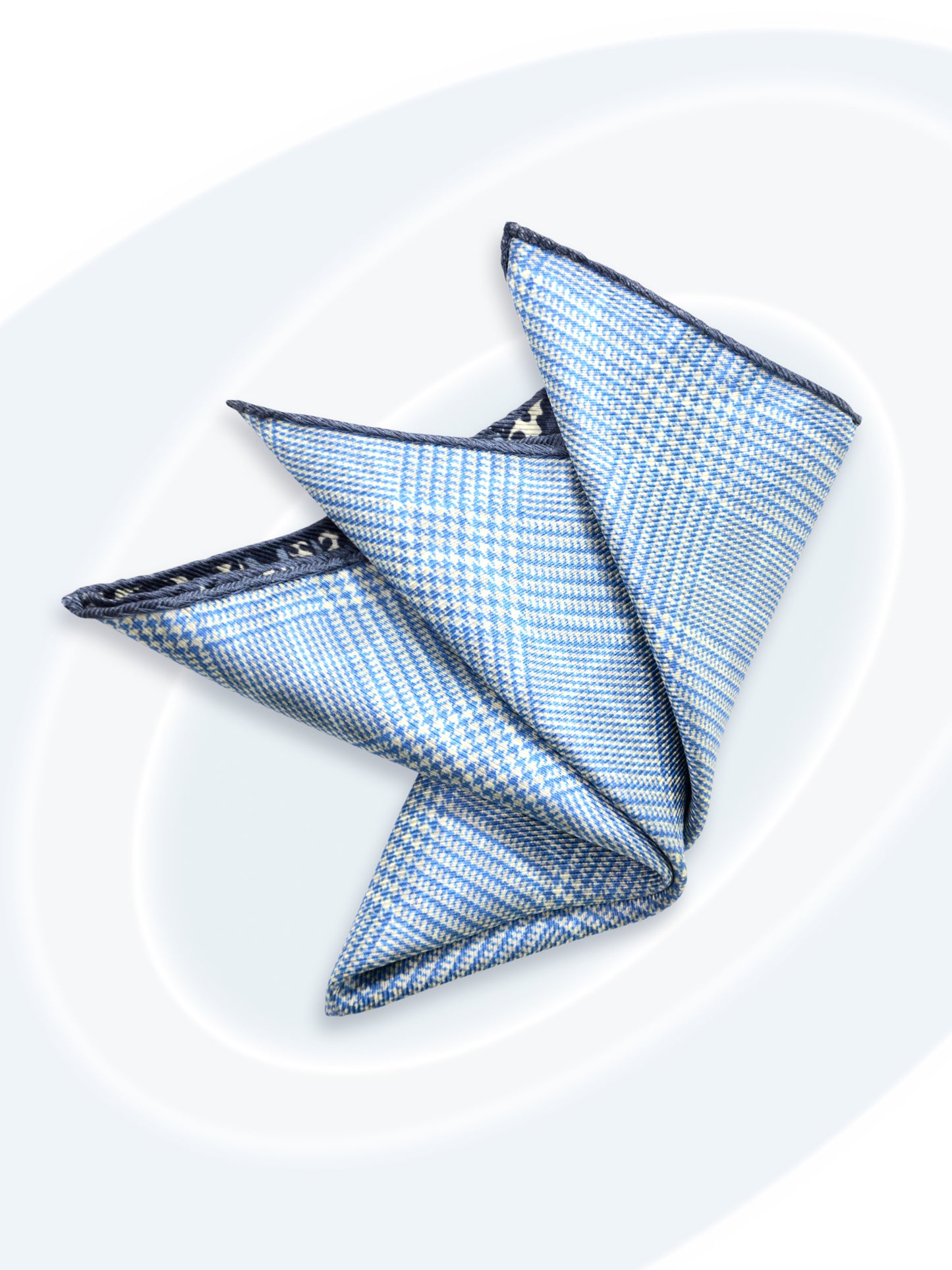 Two Tone Silk Pocket Square