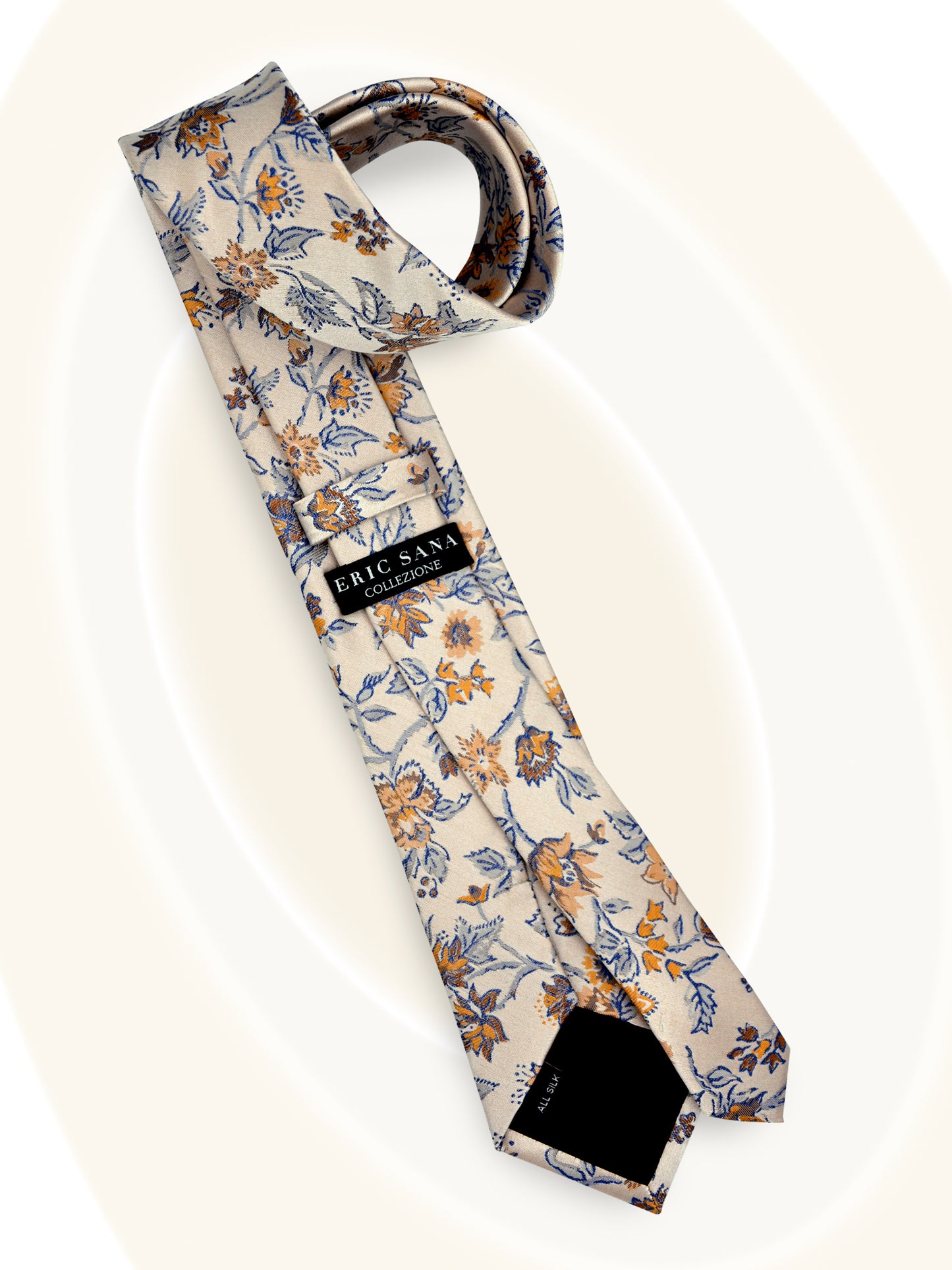 Floral Italian Silk Tie