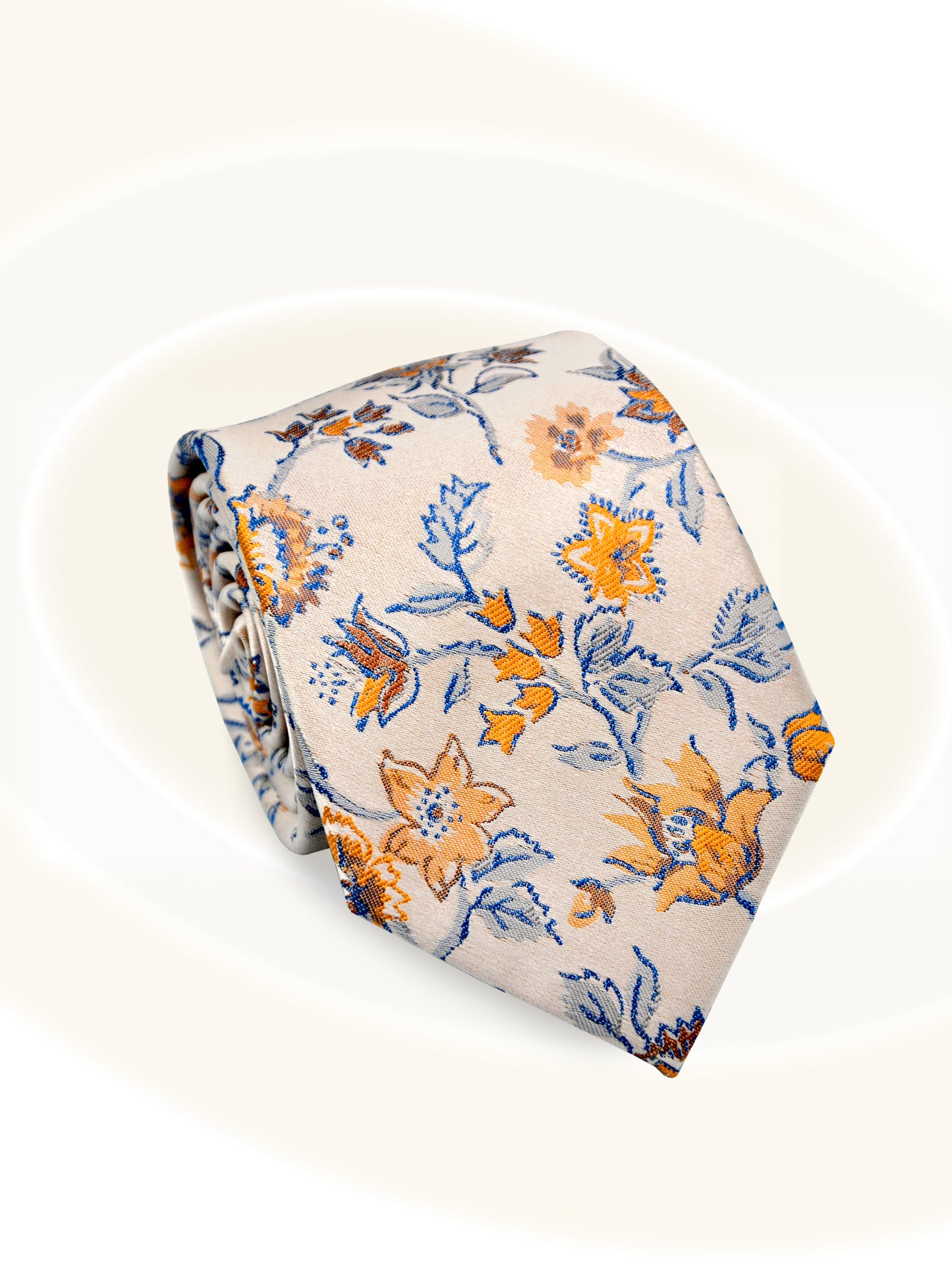 Floral Italian Silk Tie
