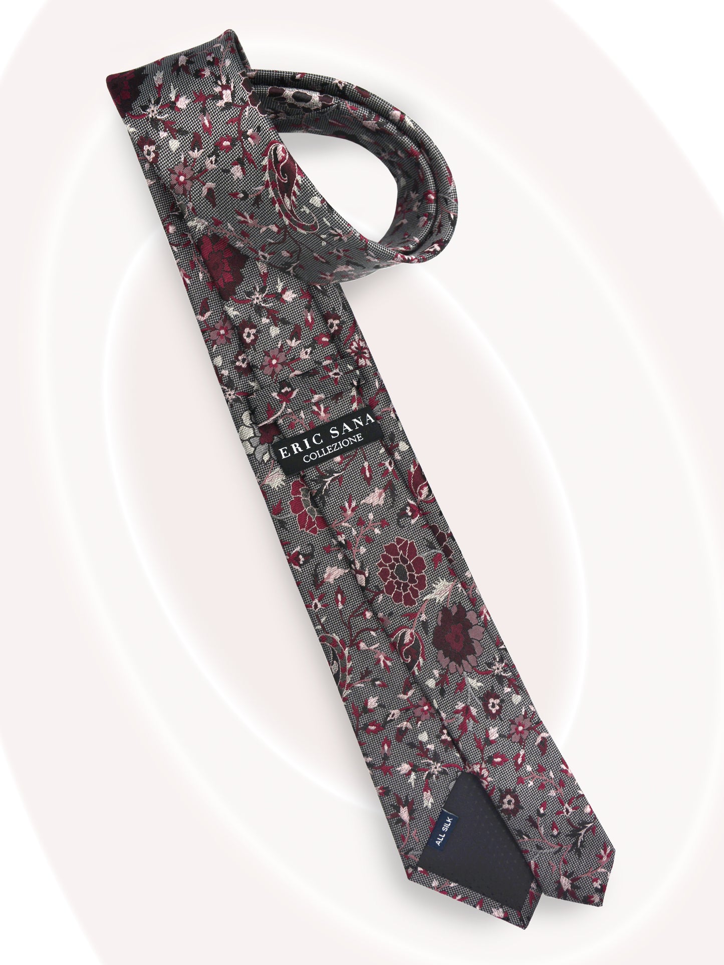 Floral Italian Silk Tie