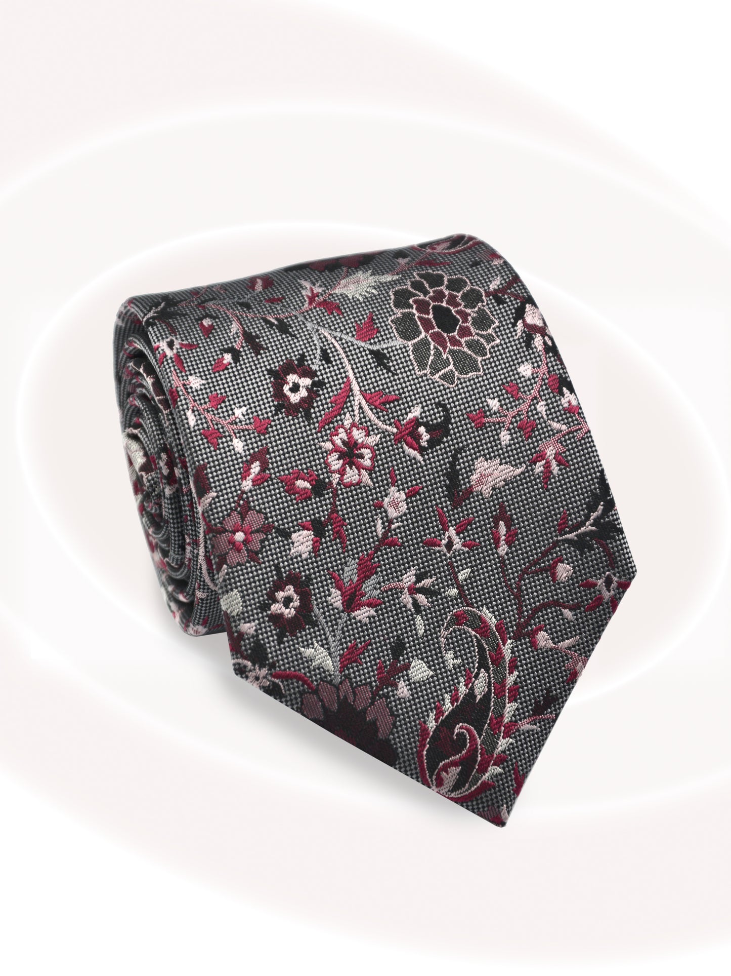Floral Italian Silk Tie