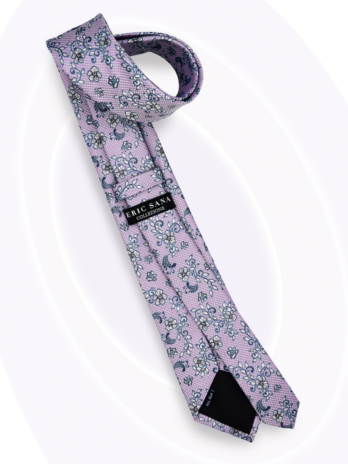 Floral Italian Silk Tie