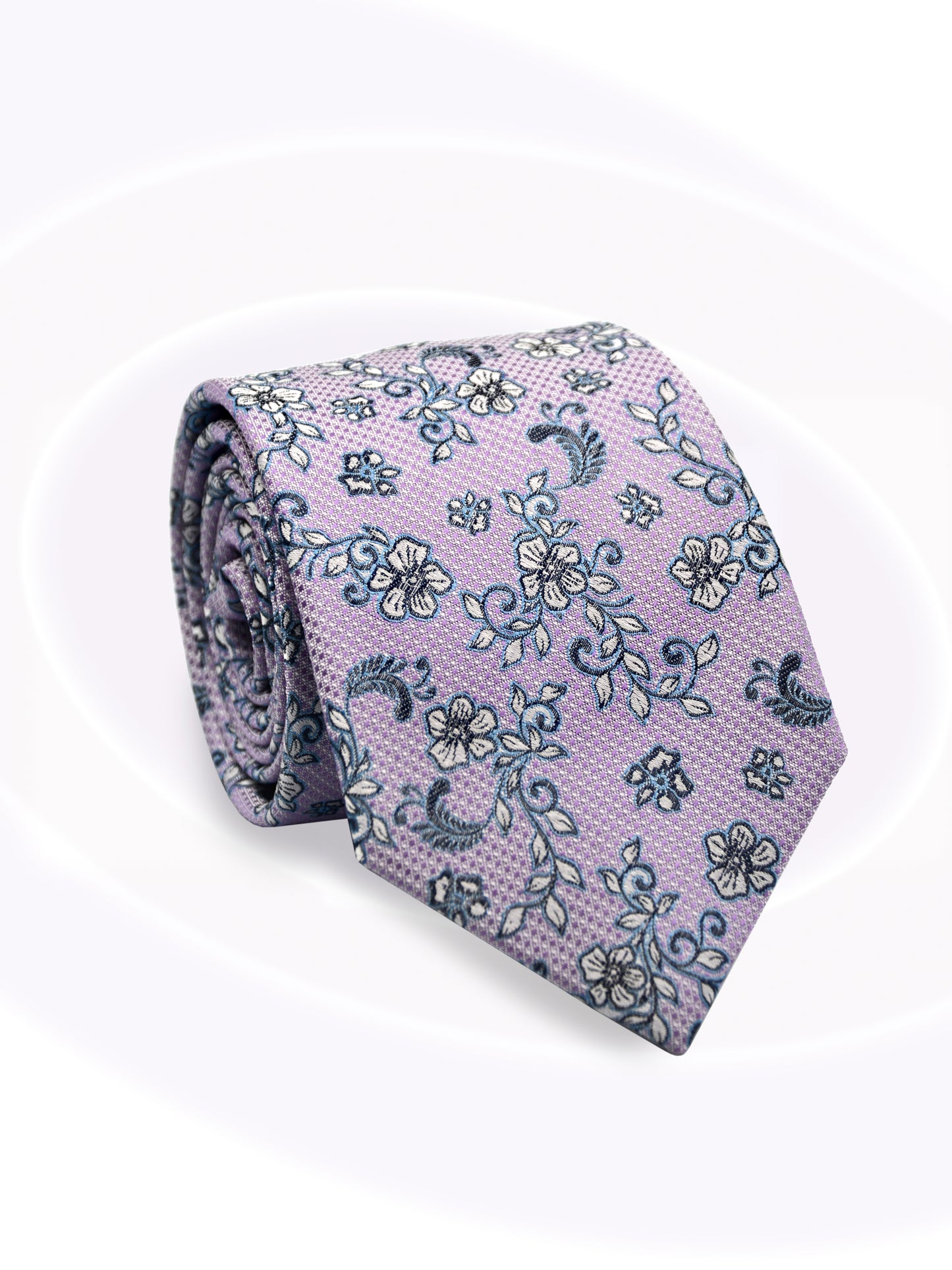 Floral Italian Silk Tie