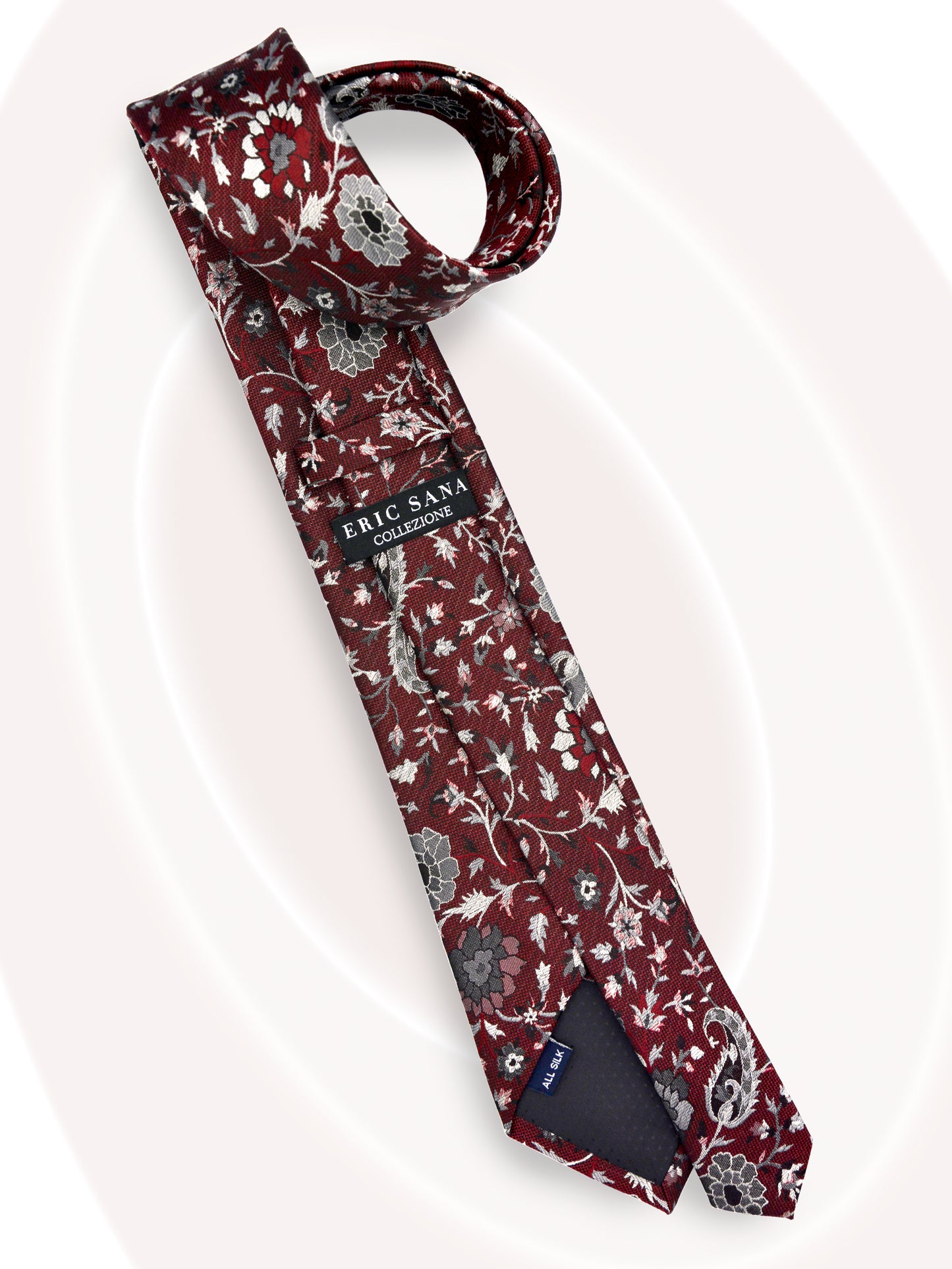 Floral Italian Silk Tie