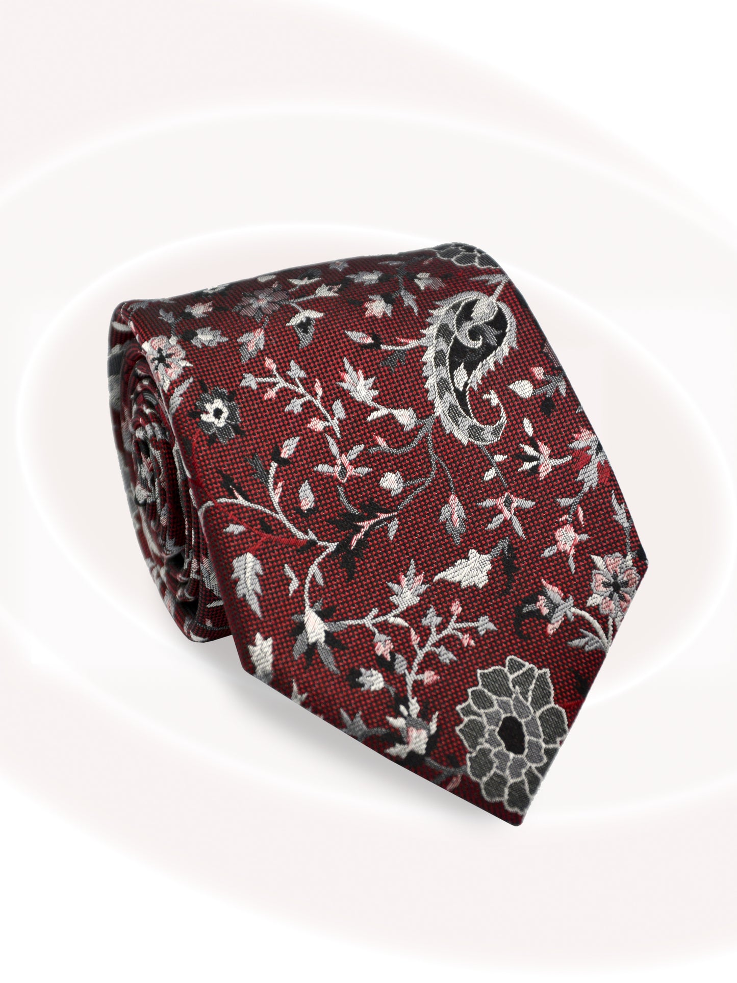 Floral Italian Silk Tie