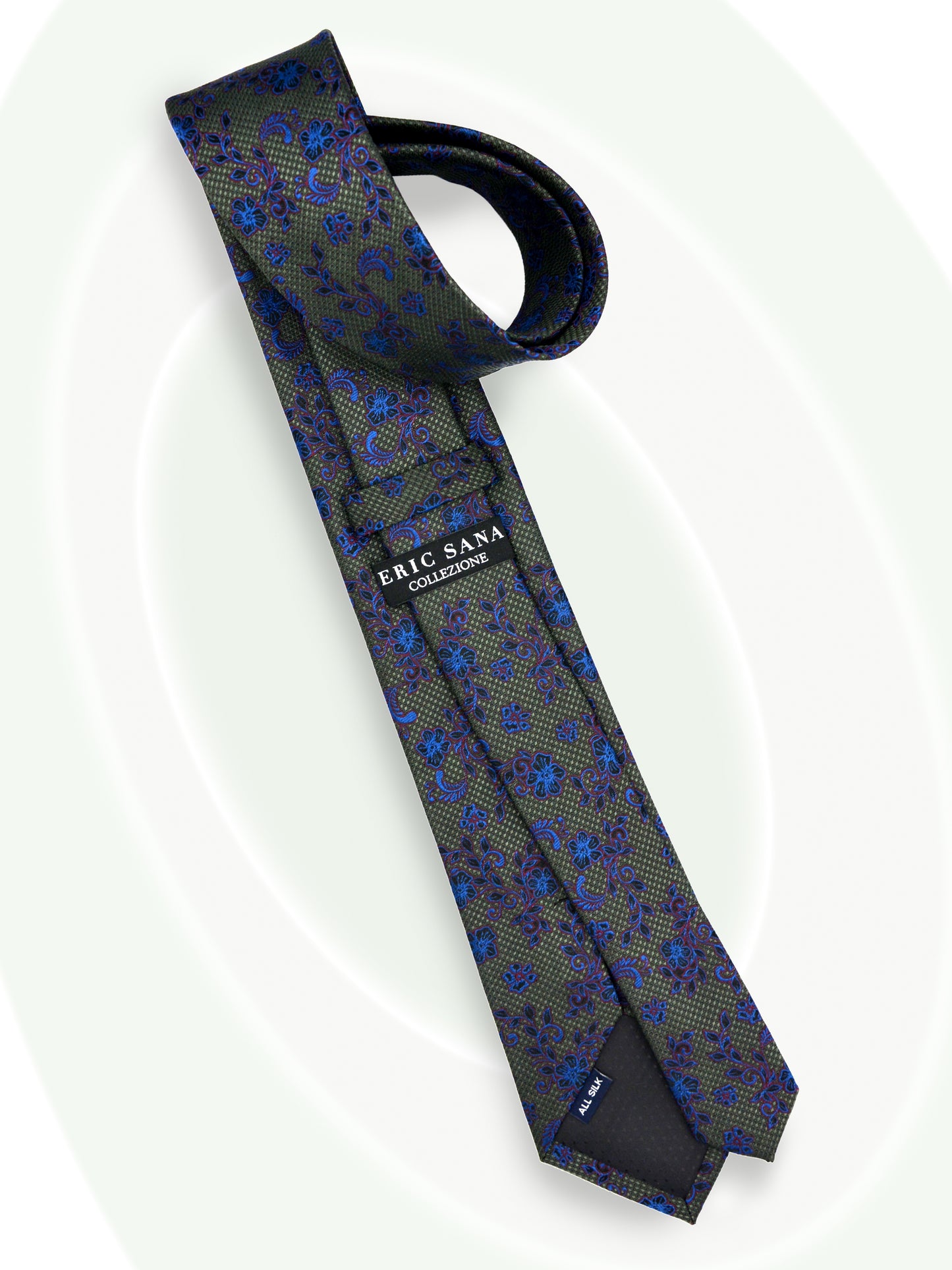 Floral Italian Silk Tie
