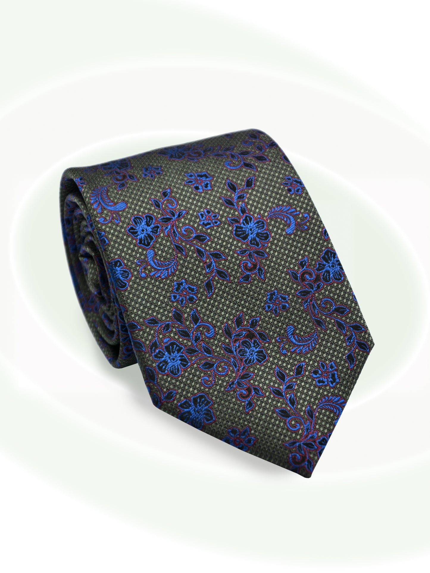 Floral Italian Silk Tie