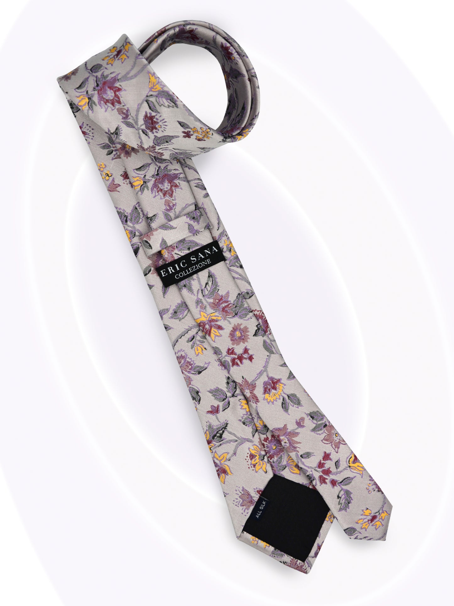 Floral Italian Silk Tie