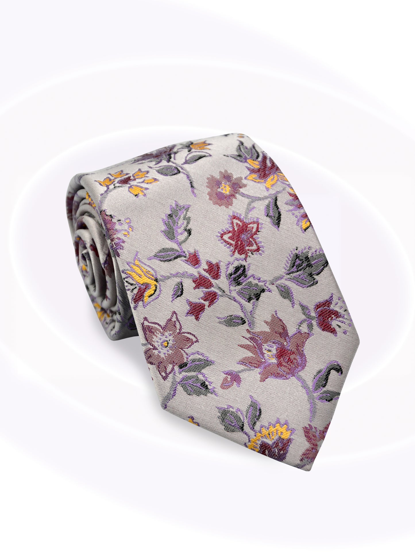 SilkFloralTie_OldRose_YellowRoll