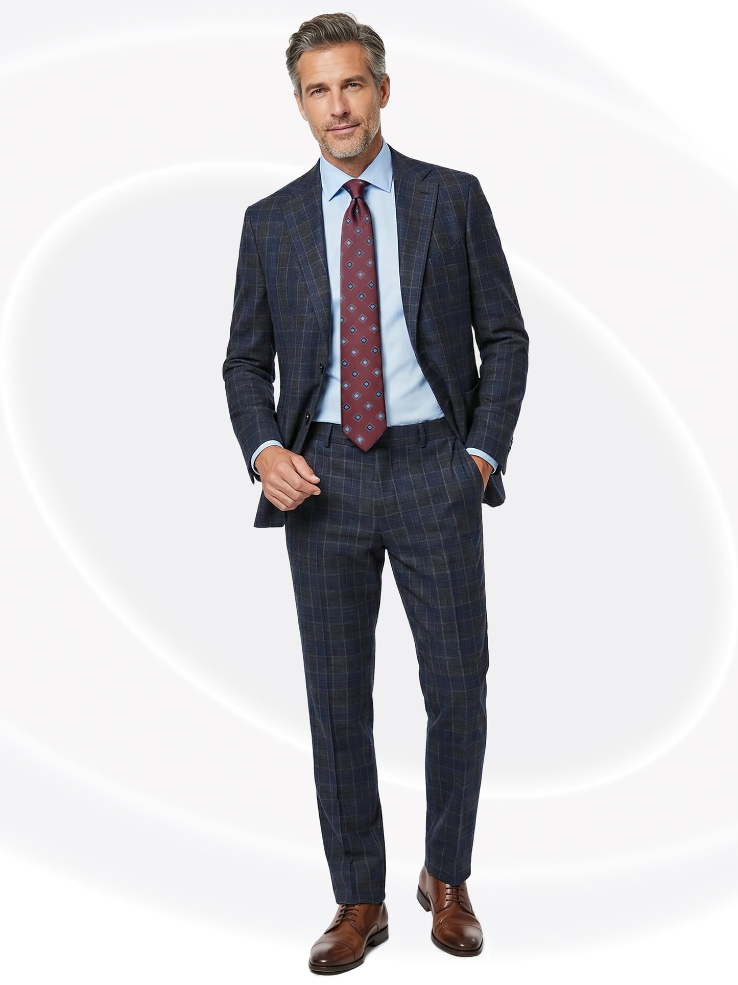 Abito Firasta Plaid Suit