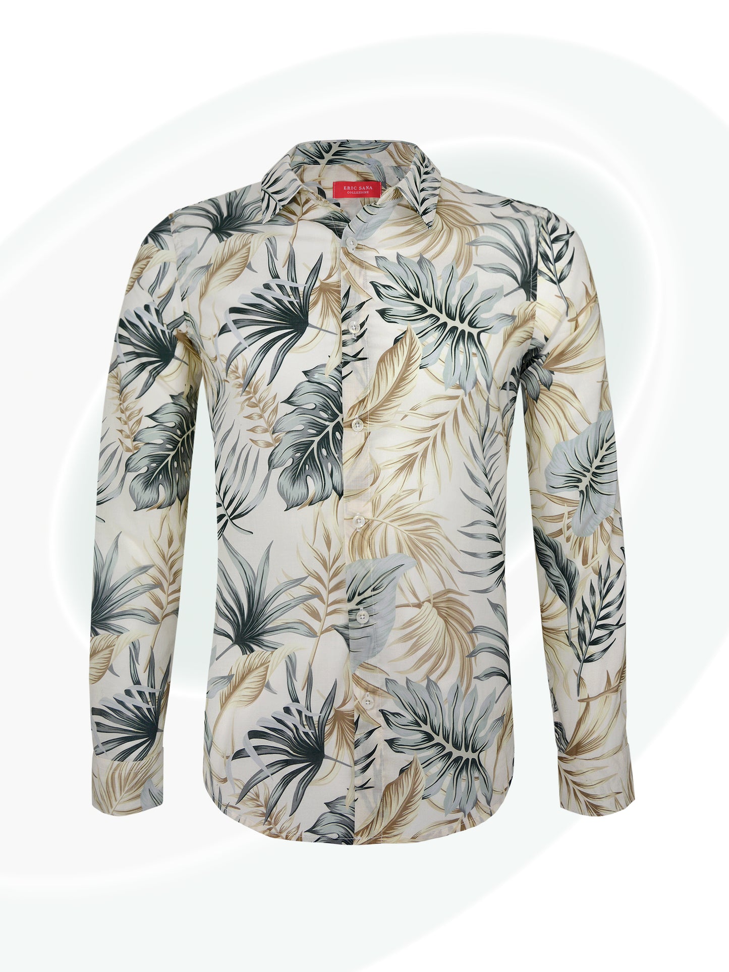 Bellini_Floral_Shirt_Beige_Brown_Sage