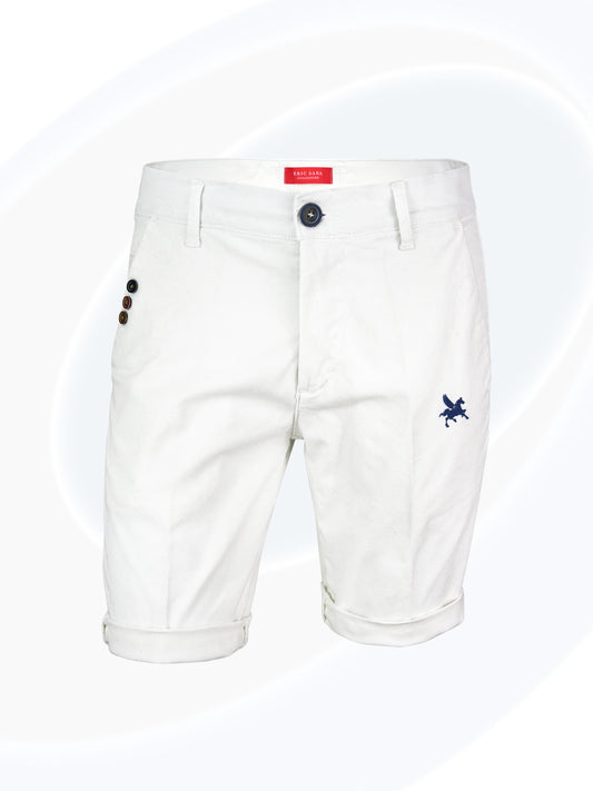 Bermuda en coton extensible
