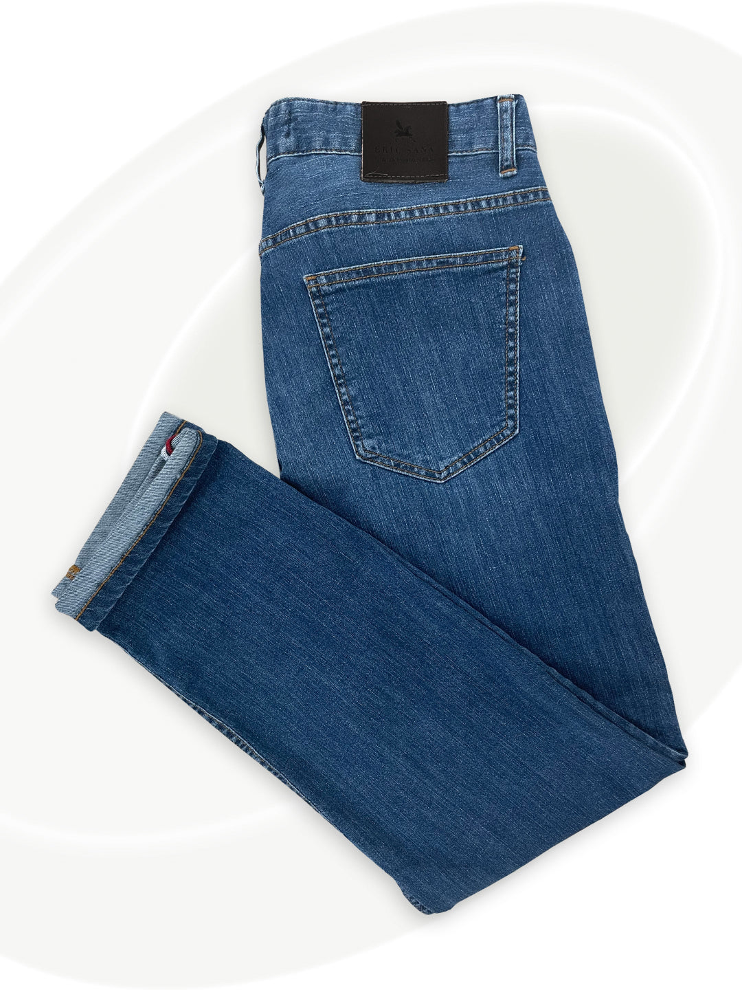 Cotton Straight Jeans