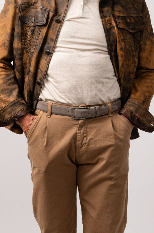 Ceinture en daim italien
