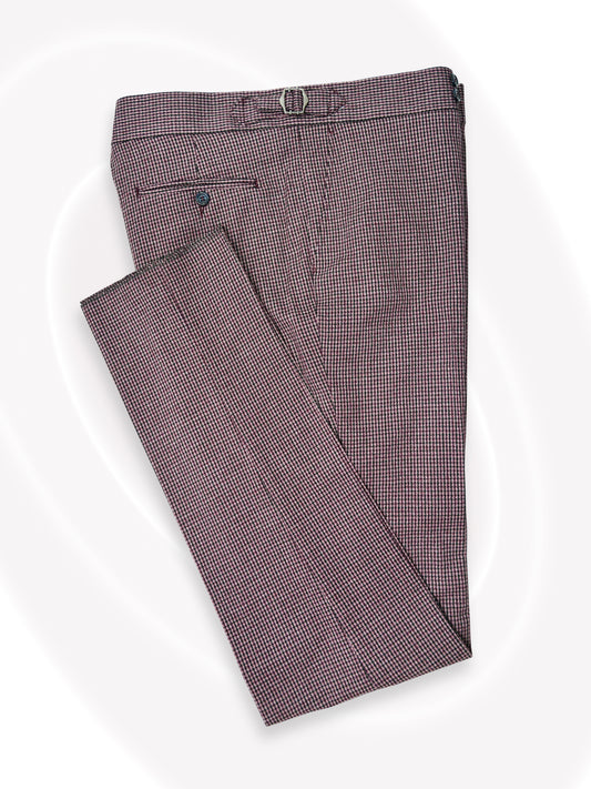 Micro-Check Pants