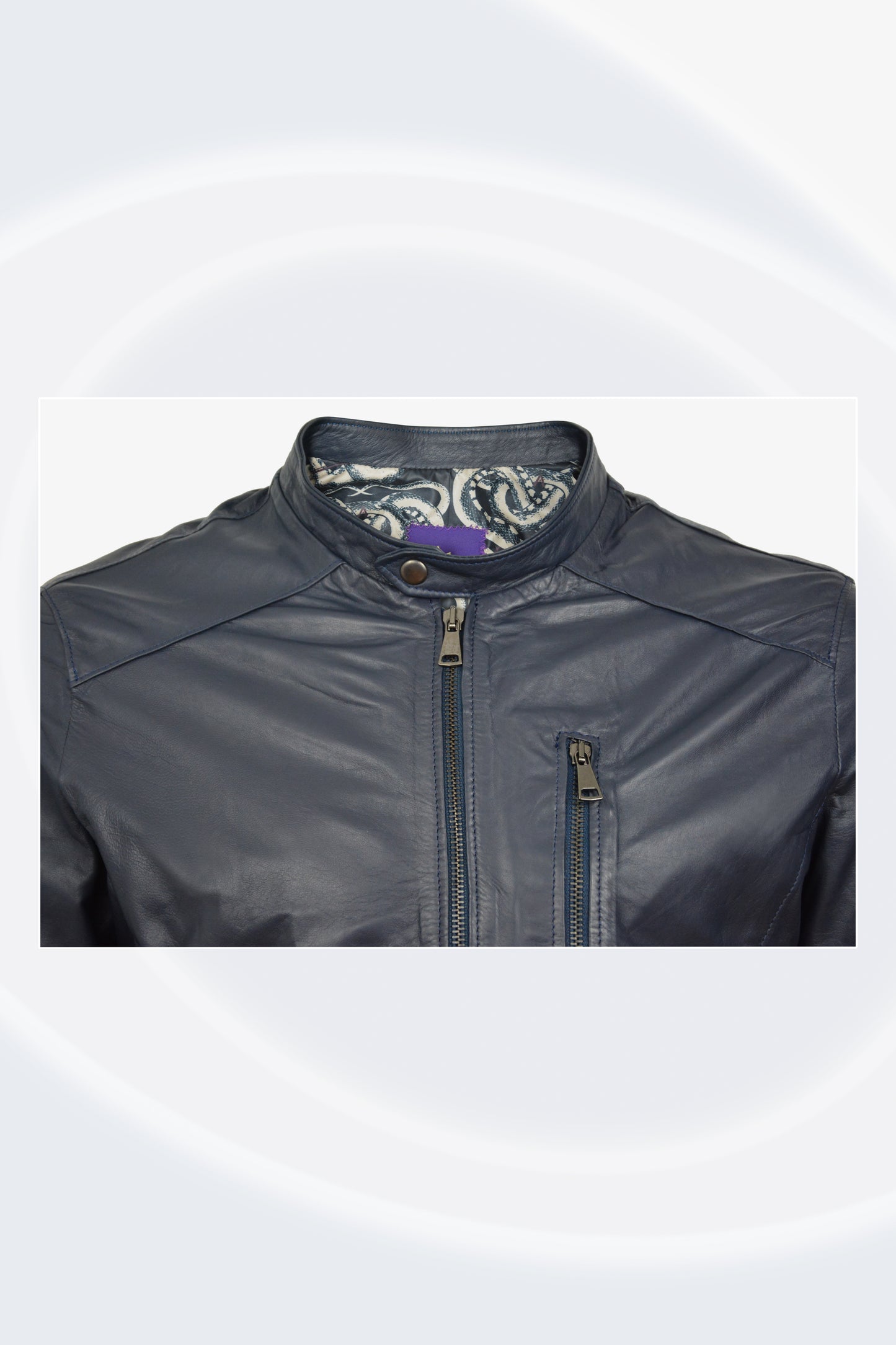 Veste en cuir Tamponato