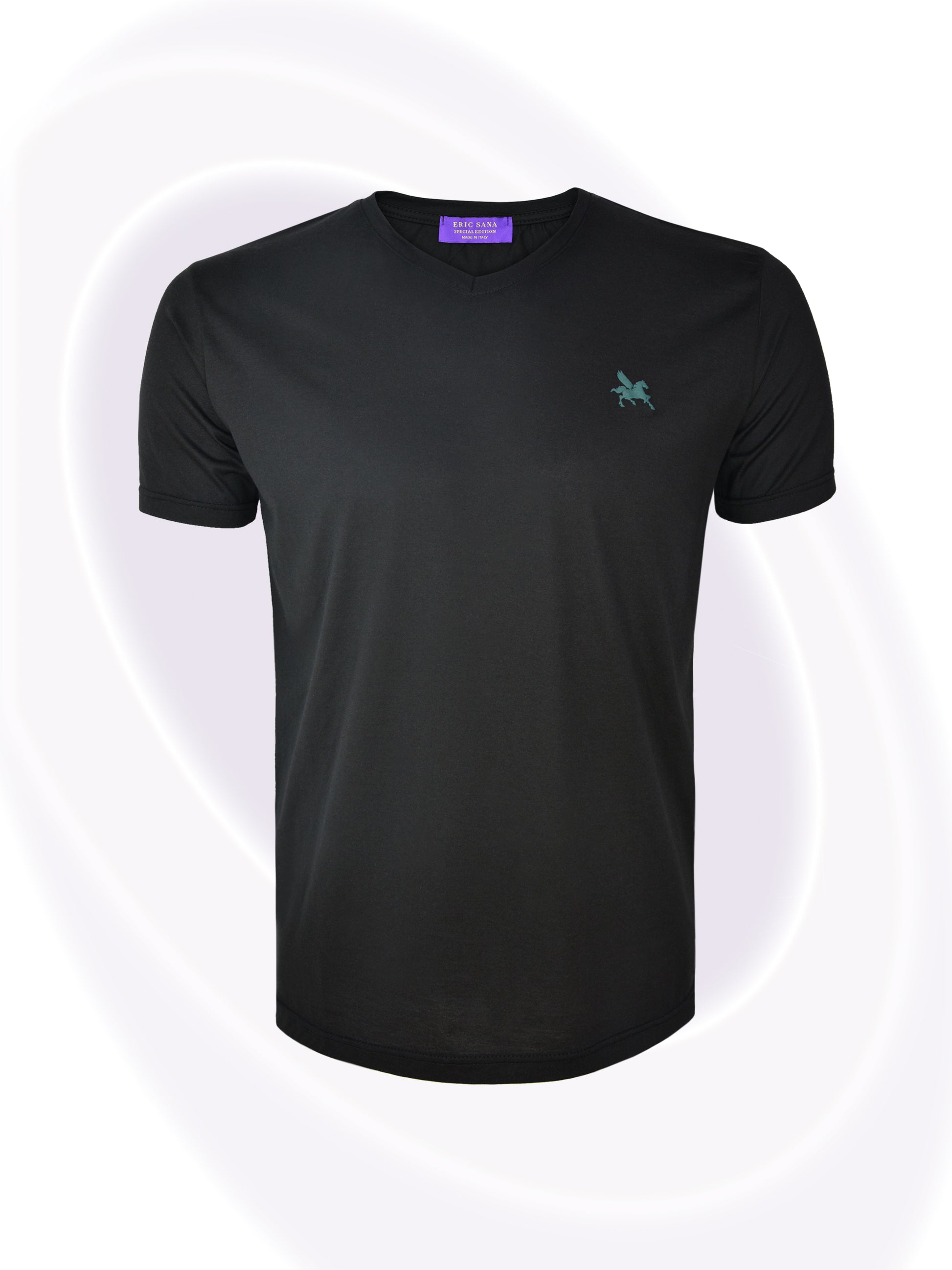 Filo_V-neck_Shirt_Black