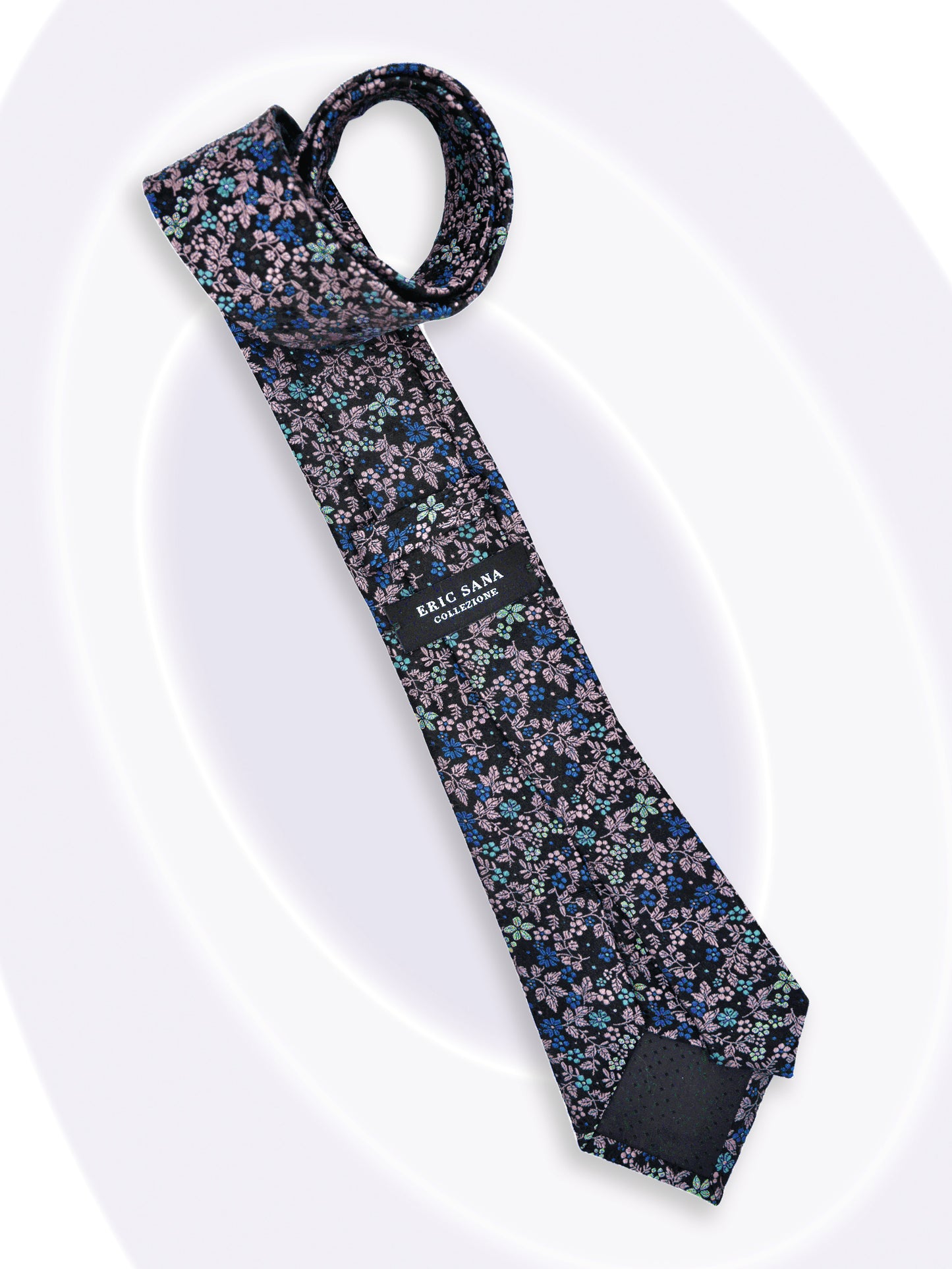 Mauve Floral Silk Tie