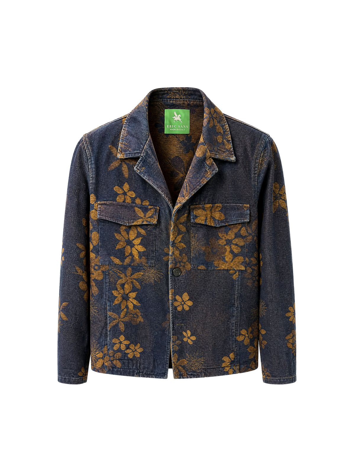 Floral Denim Wash