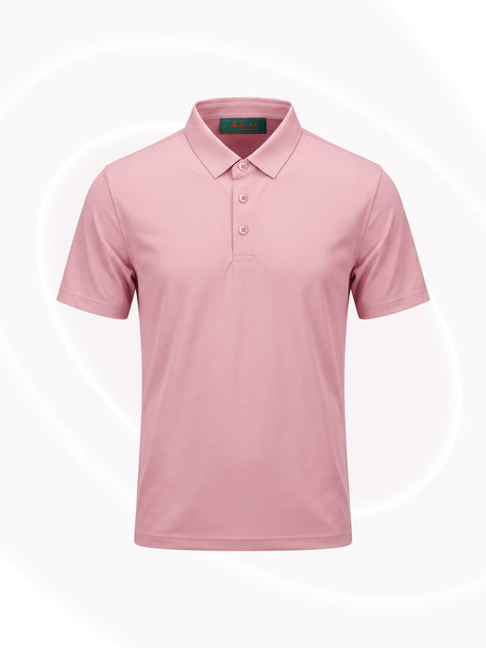 Pink polo shirt