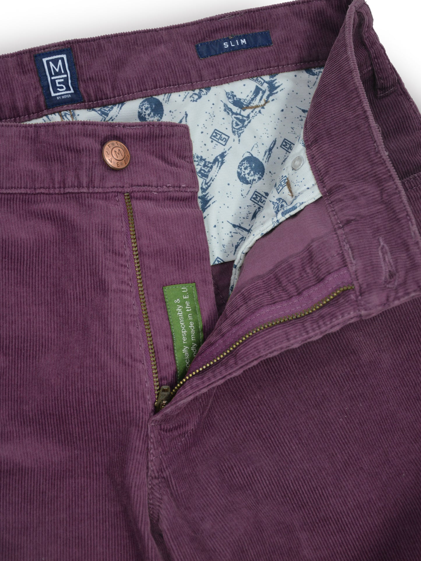 Pantalon slim à cordon Meyer M/5