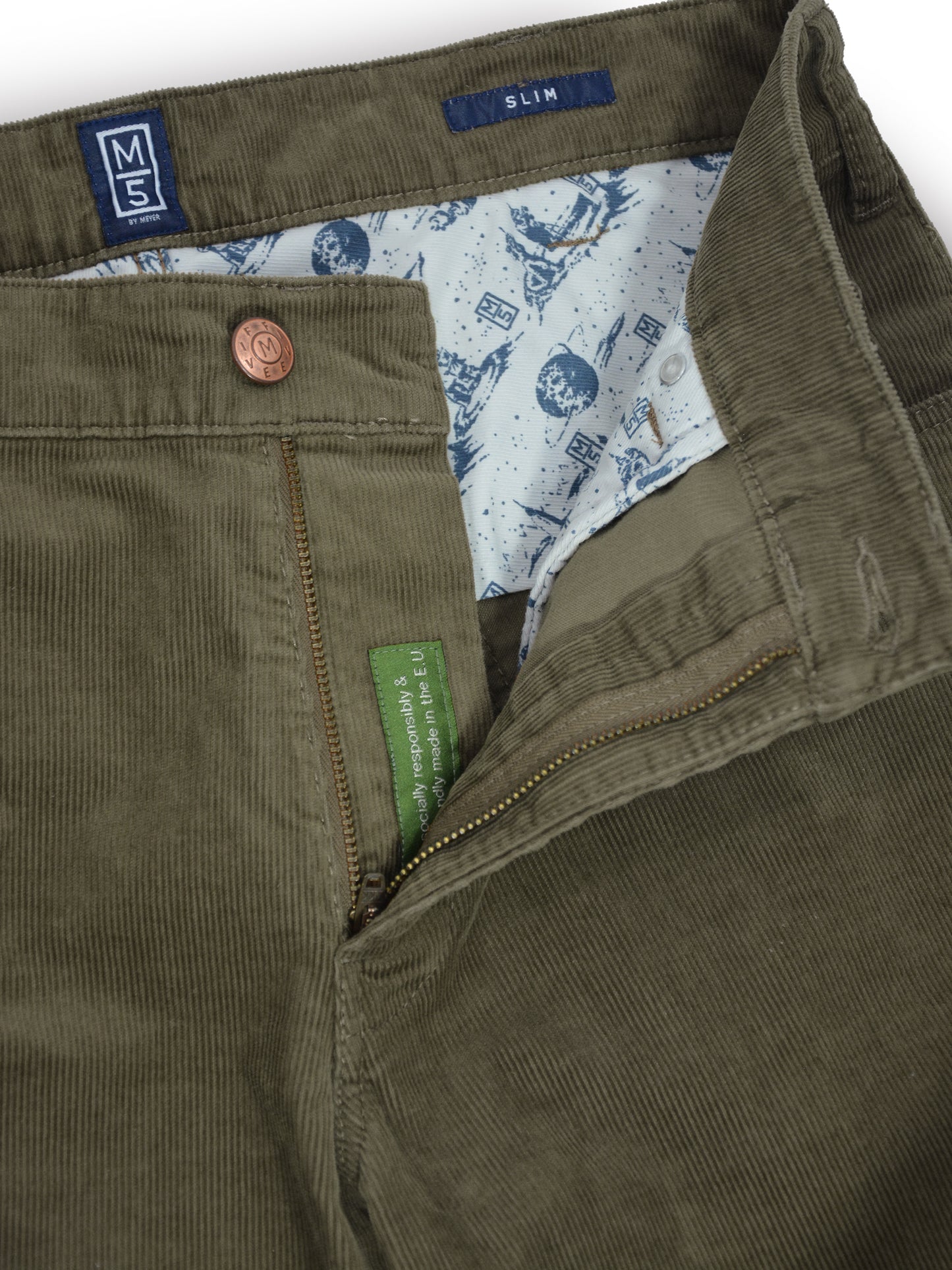 Pantalon slim à cordon Meyer M/5