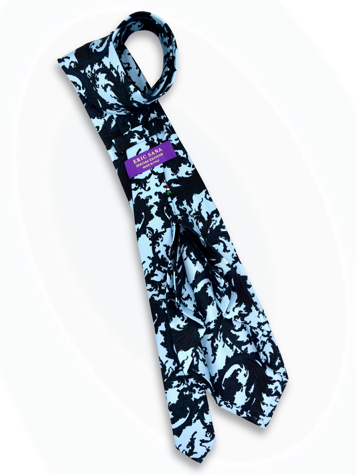 Ozzi 7-Folds Italian Silk Tie
