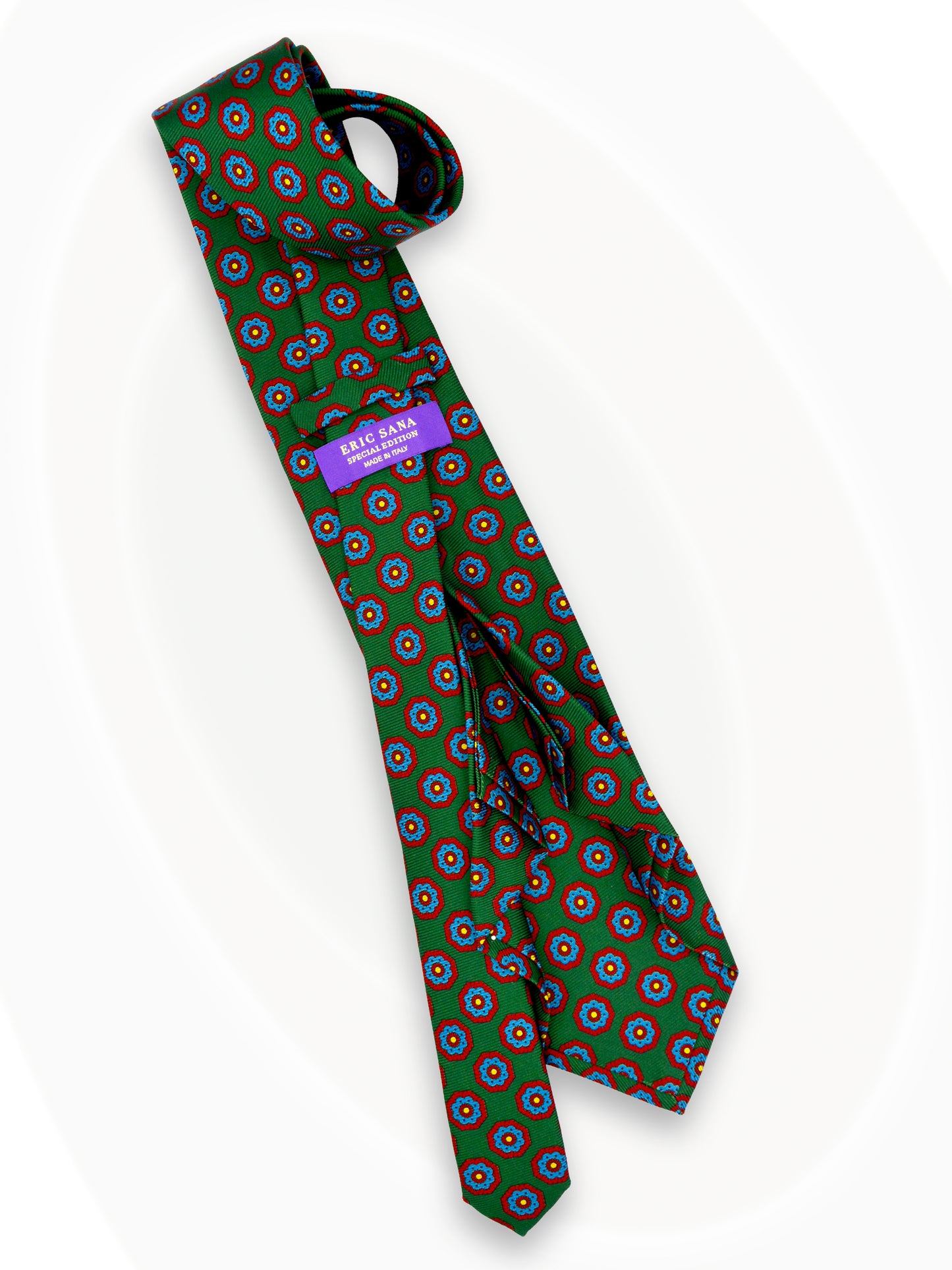 Ozzi 7-Folds Italian Silk Tie