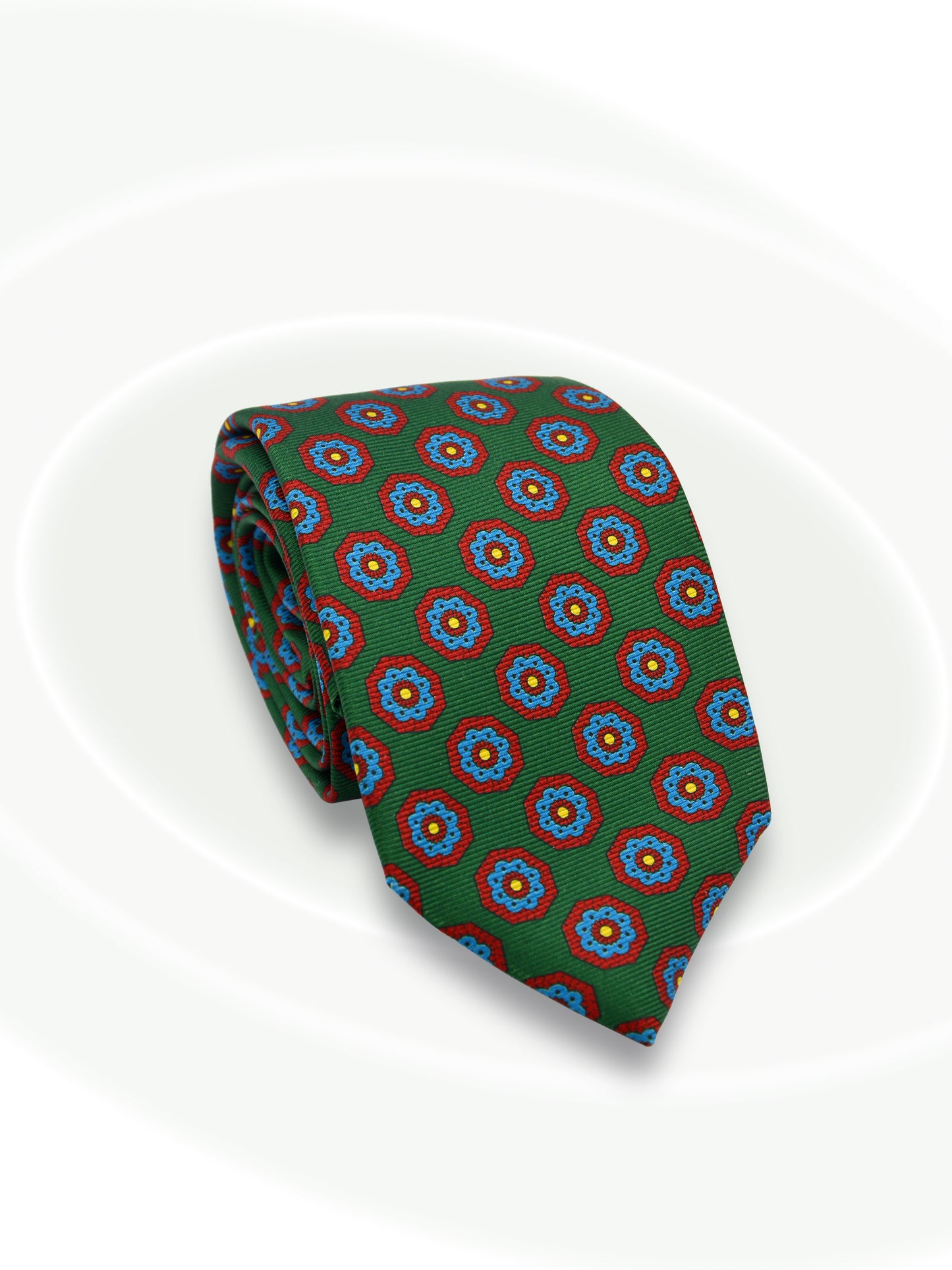 Ozzi 7-Folds Italian Silk Tie