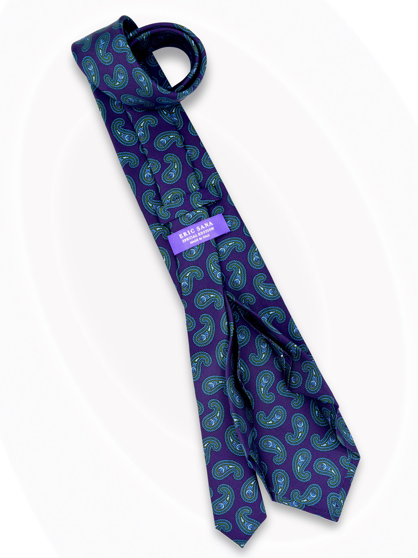 Ozzi 7-Folds Italian Silk Tie
