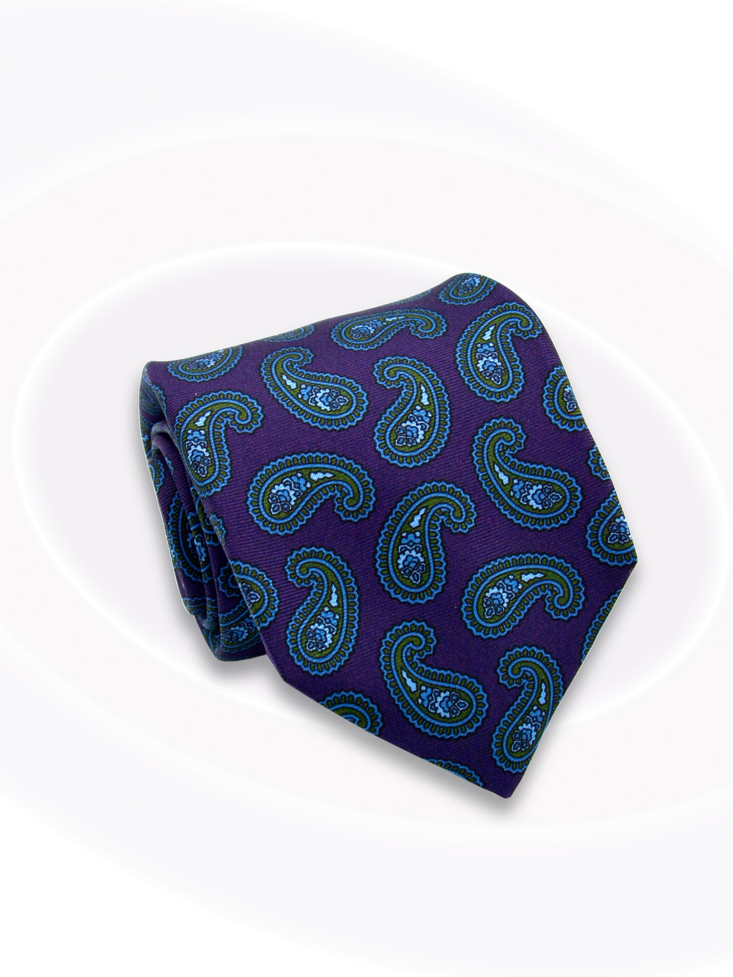Ozzi 7-Folds Italian Silk Tie