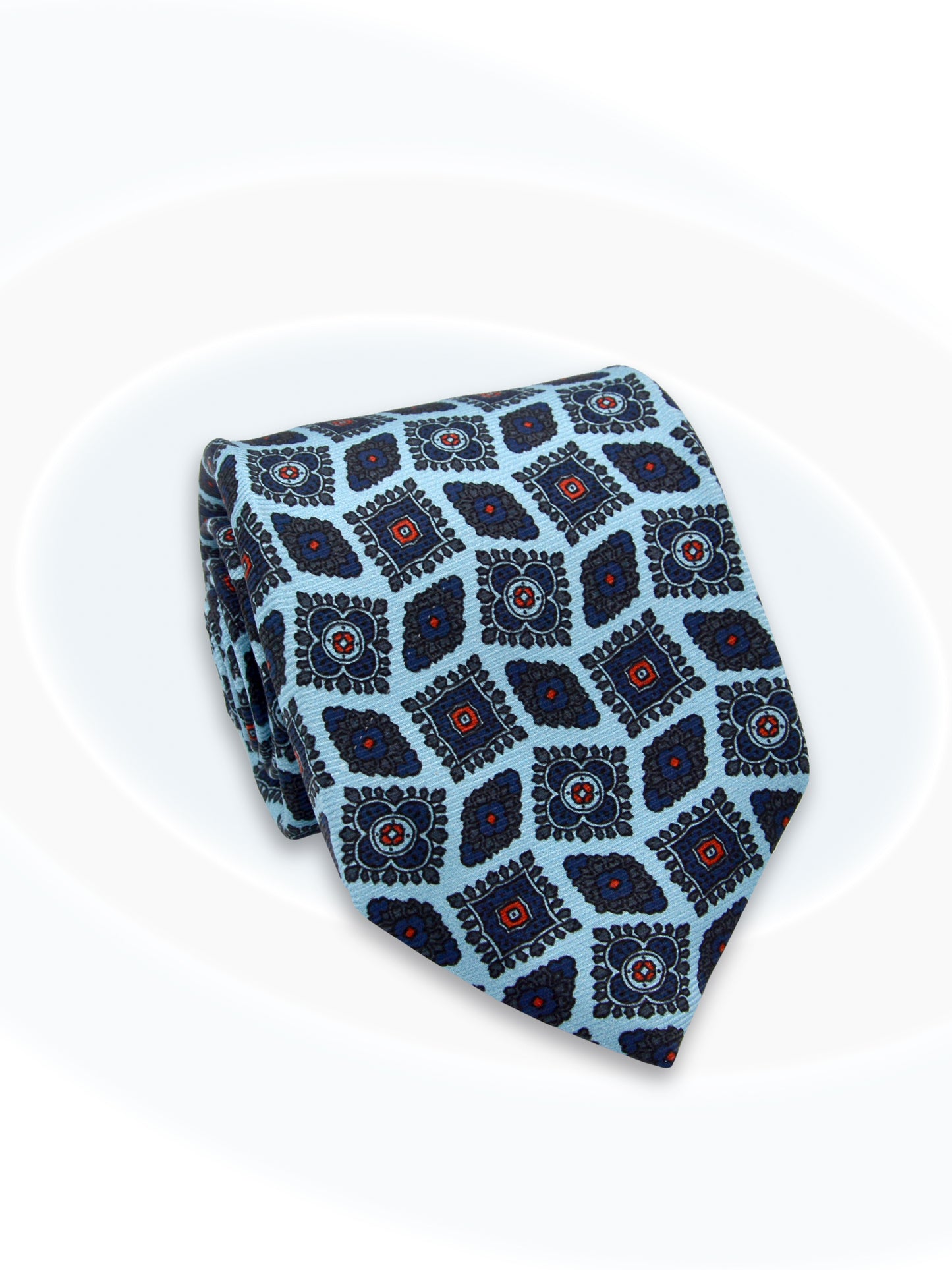 Ozzi 7-Folds Italian Silk Tie