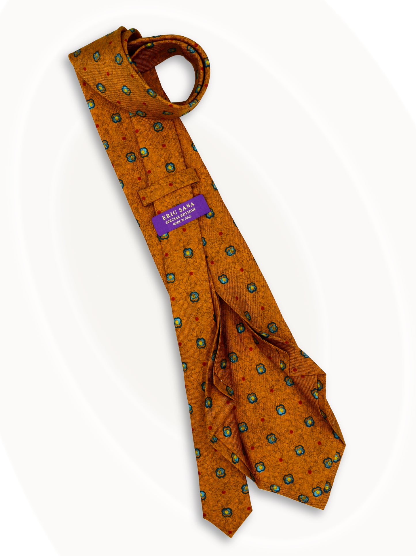 Ozzi 7-Folds Italian Silk Tie