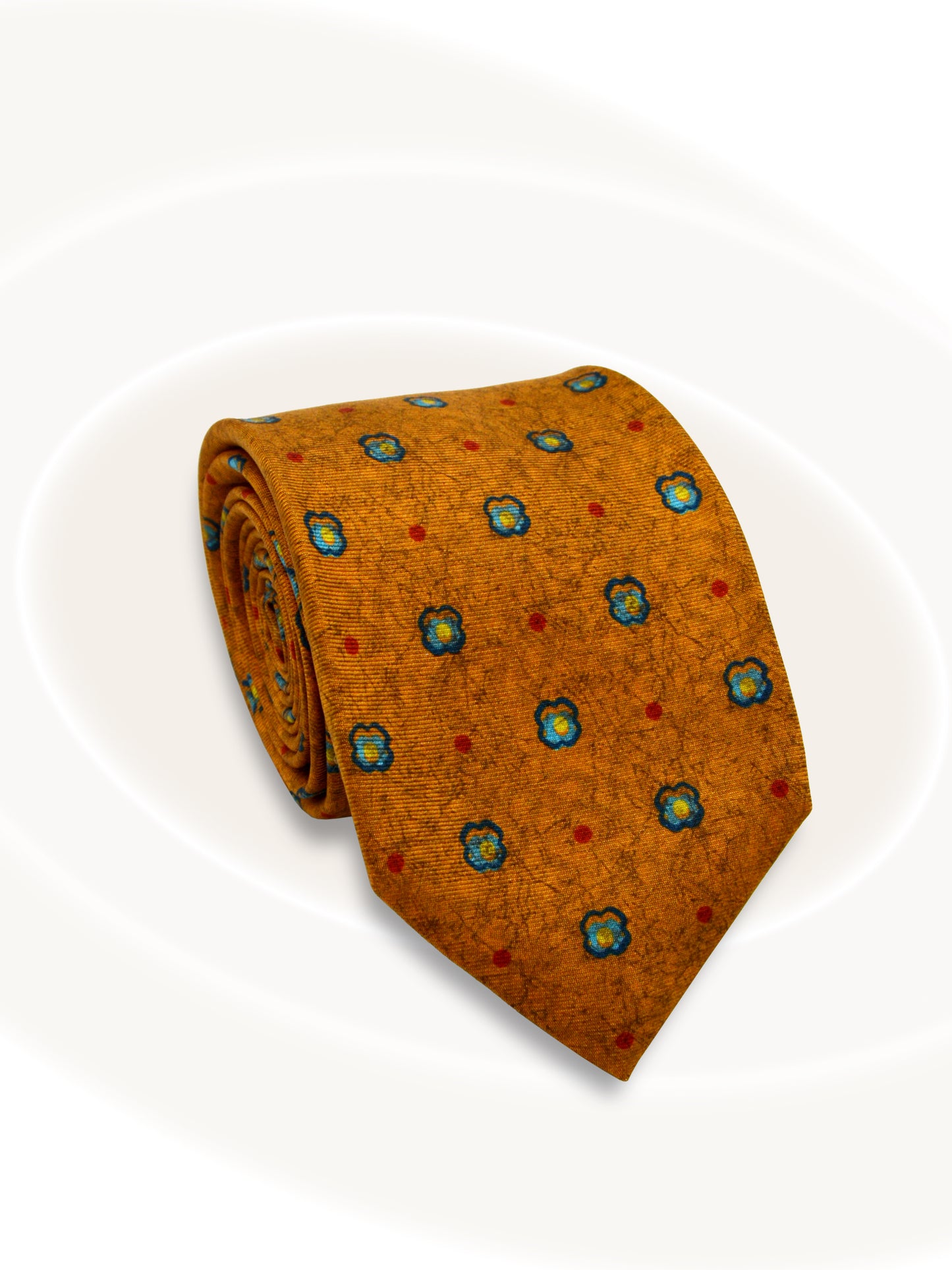 Ozzi 7-Folds Italian Silk Tie