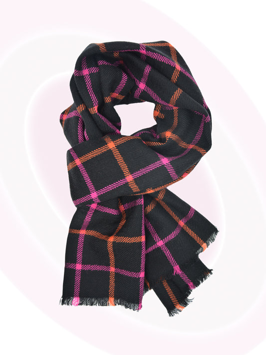Plaid  Wool Scarf