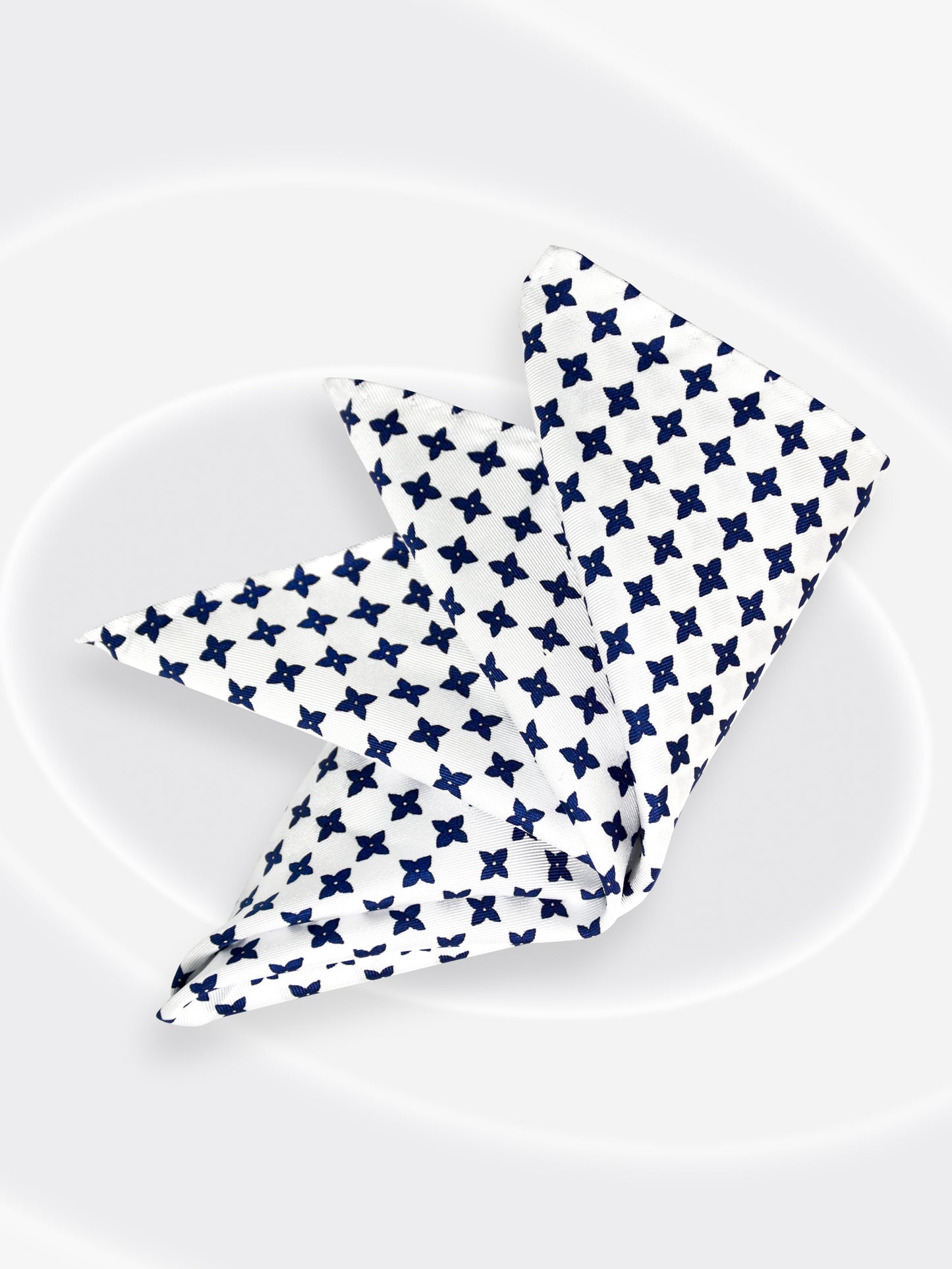Fazzoletto da taschino in seta stampata