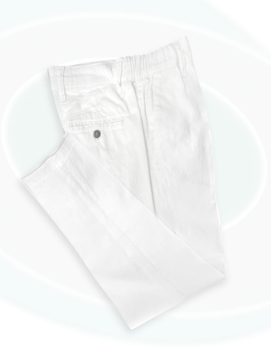 White pants folded