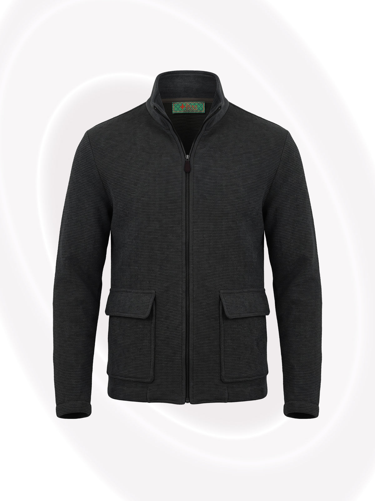 Ribbed Wool-Mix Jacket