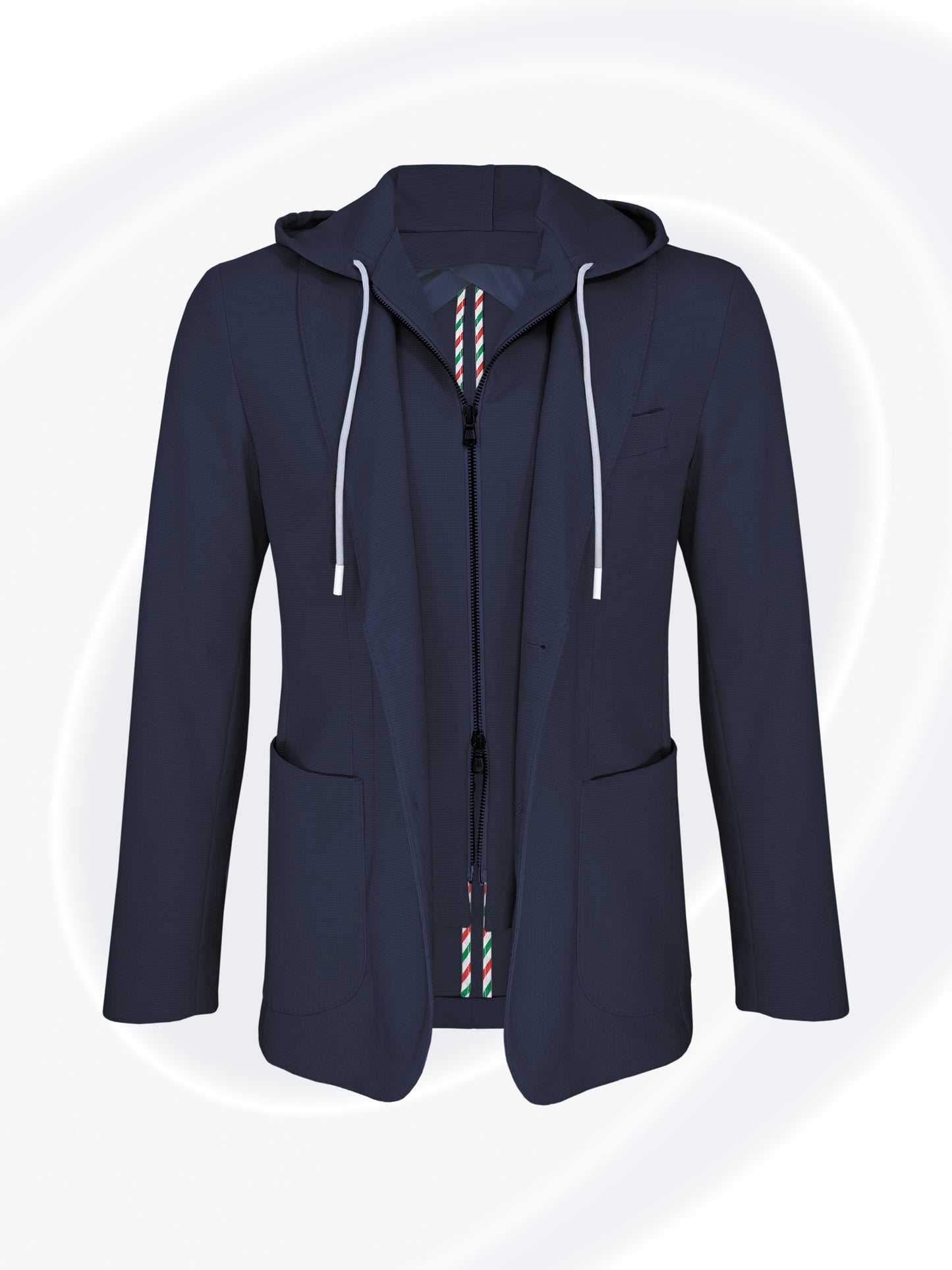 Ribbed Cotton Executive Hoodie