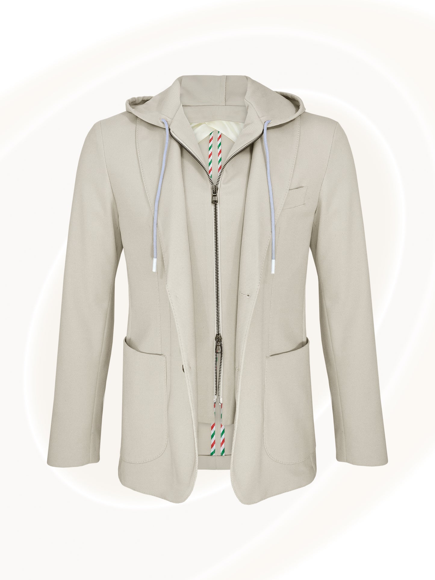 Ribbed Cotton Executive Hoodie
