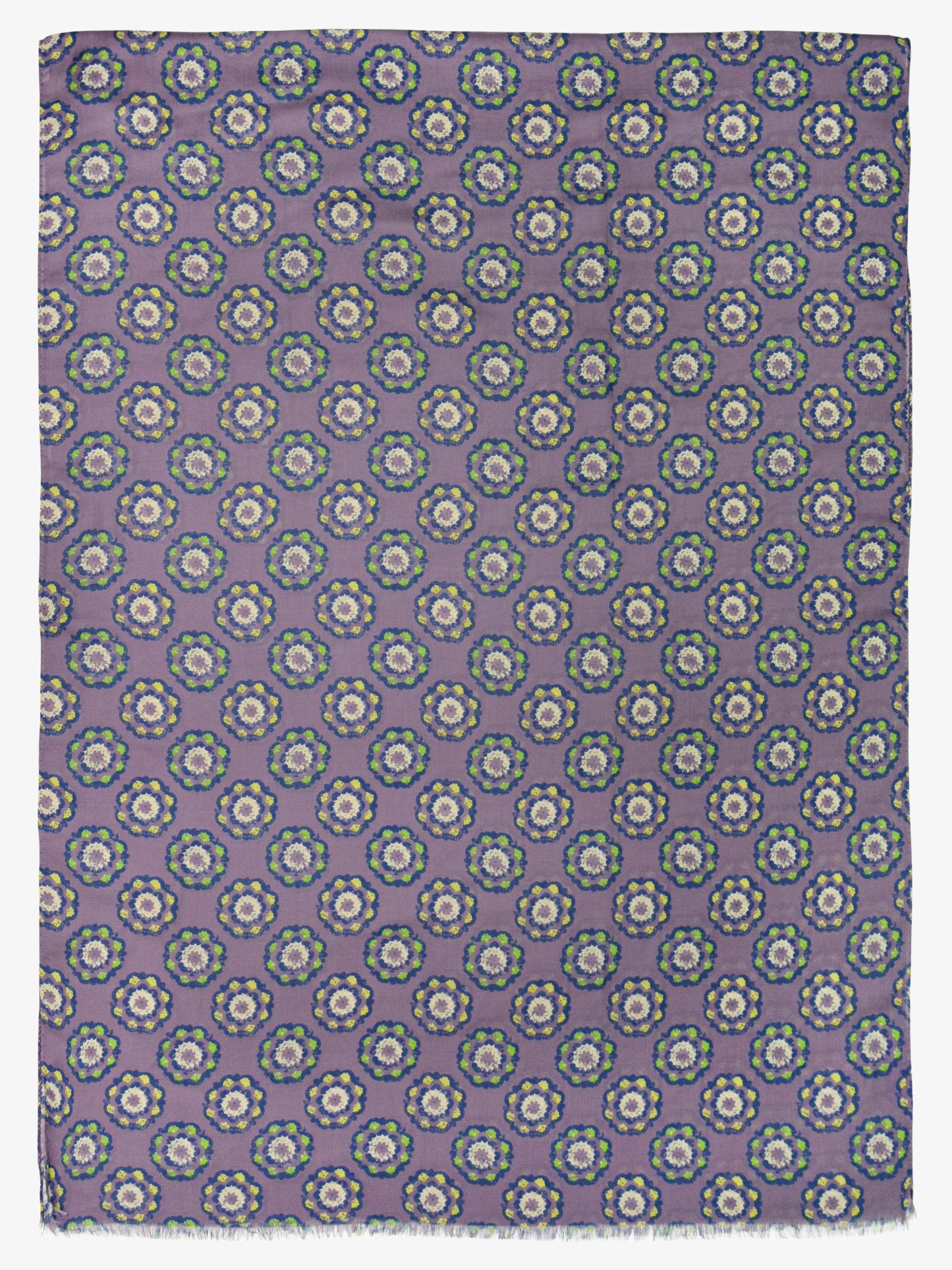 Écharpe lilas en cachemire et modal
