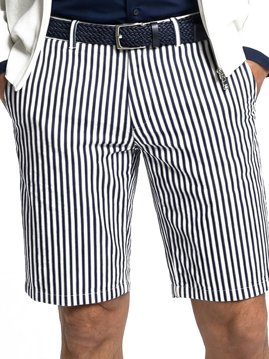 Steve Cotton Short navy white stripe