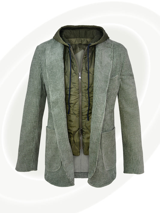 Sweat à capuche exécutif en velours