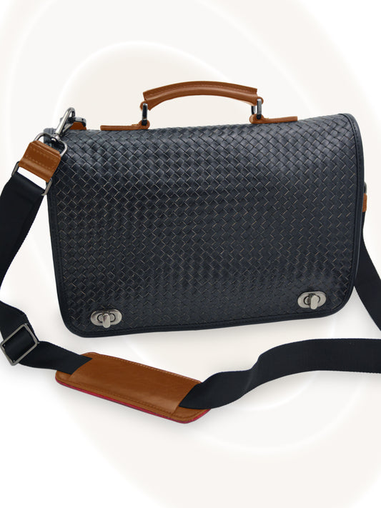 Sac bandoulière tissé à la main