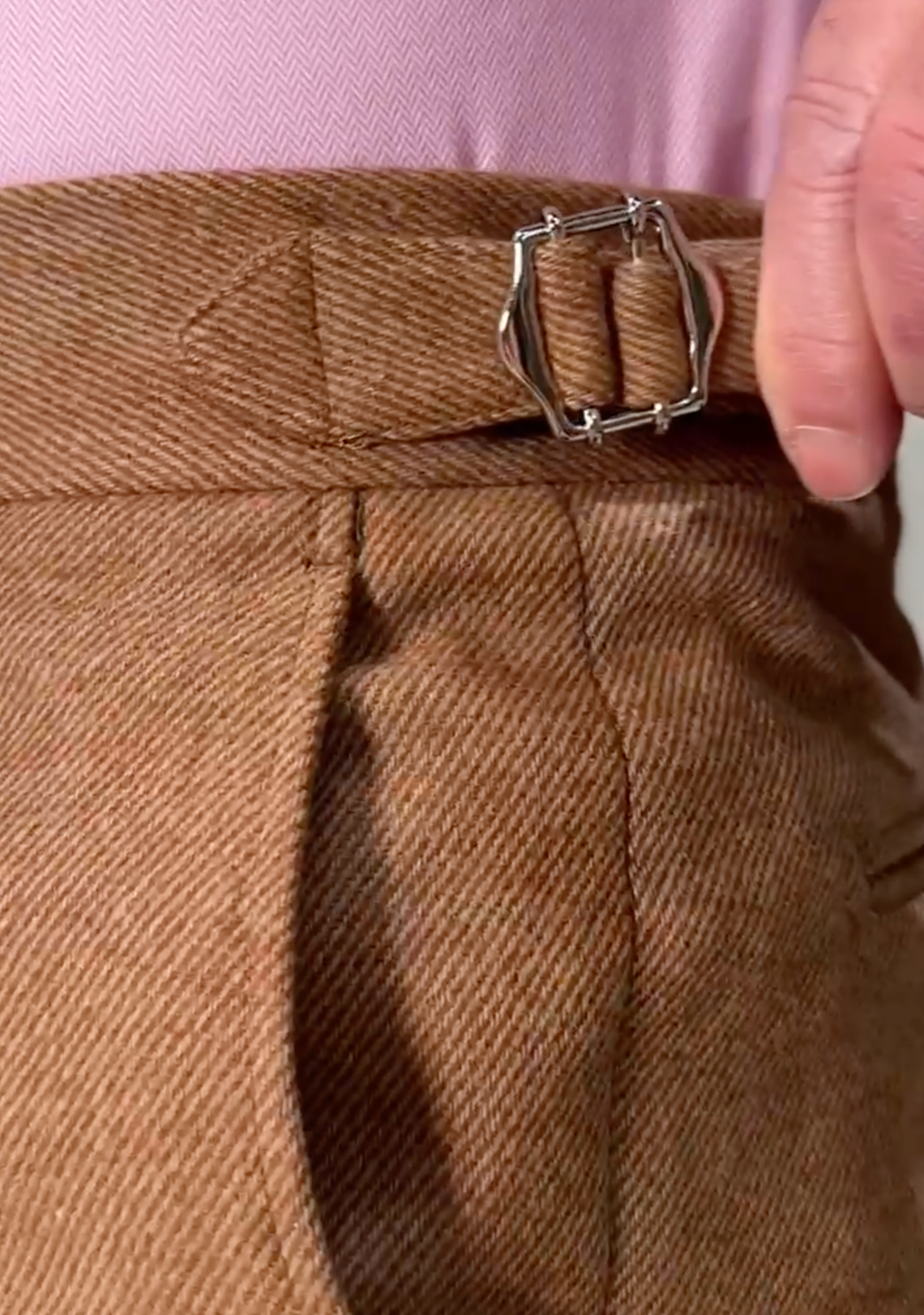 Nizza Wool Pants buckle