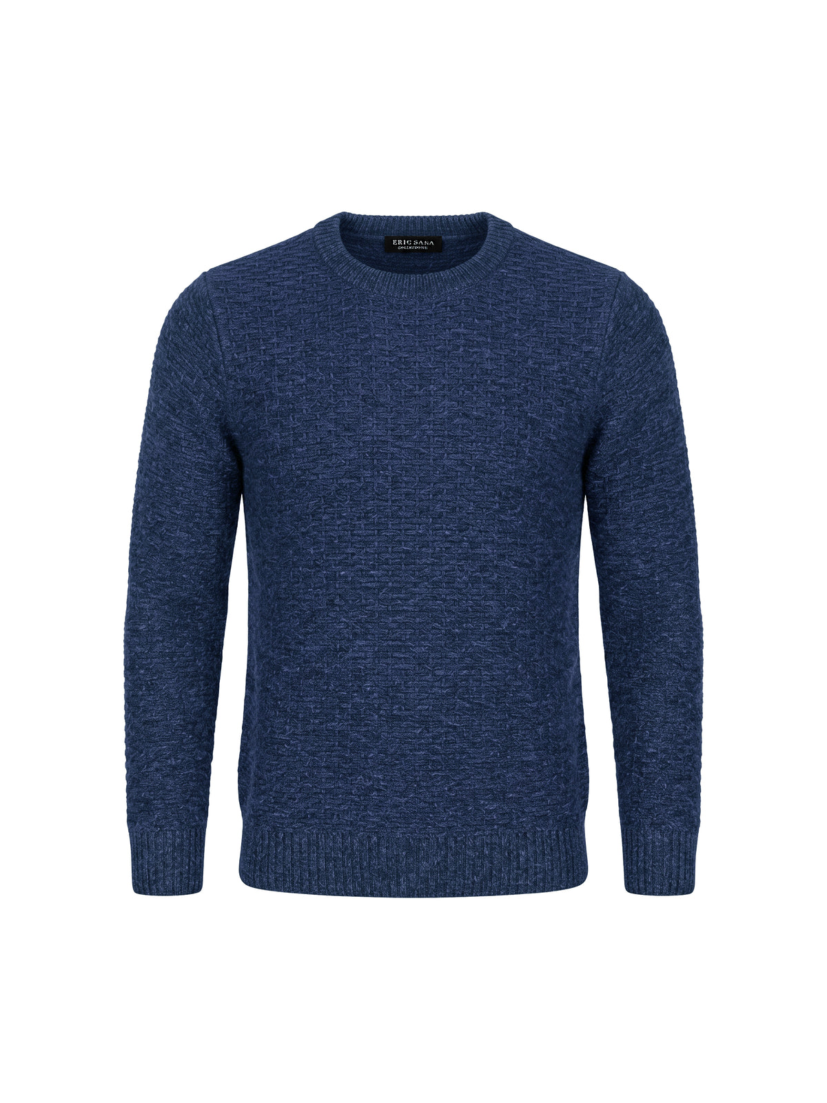 chenille sweater prussian blue