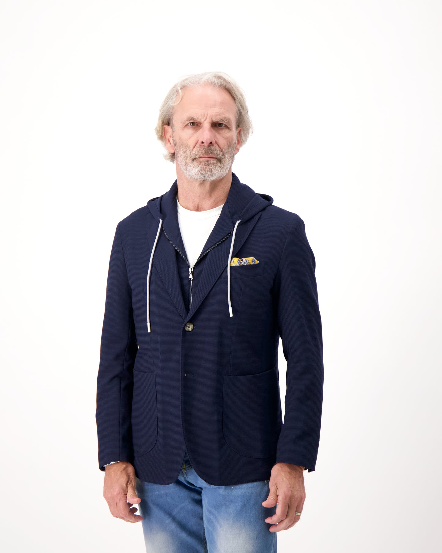 Ribbed Cotton Executive Hoodie