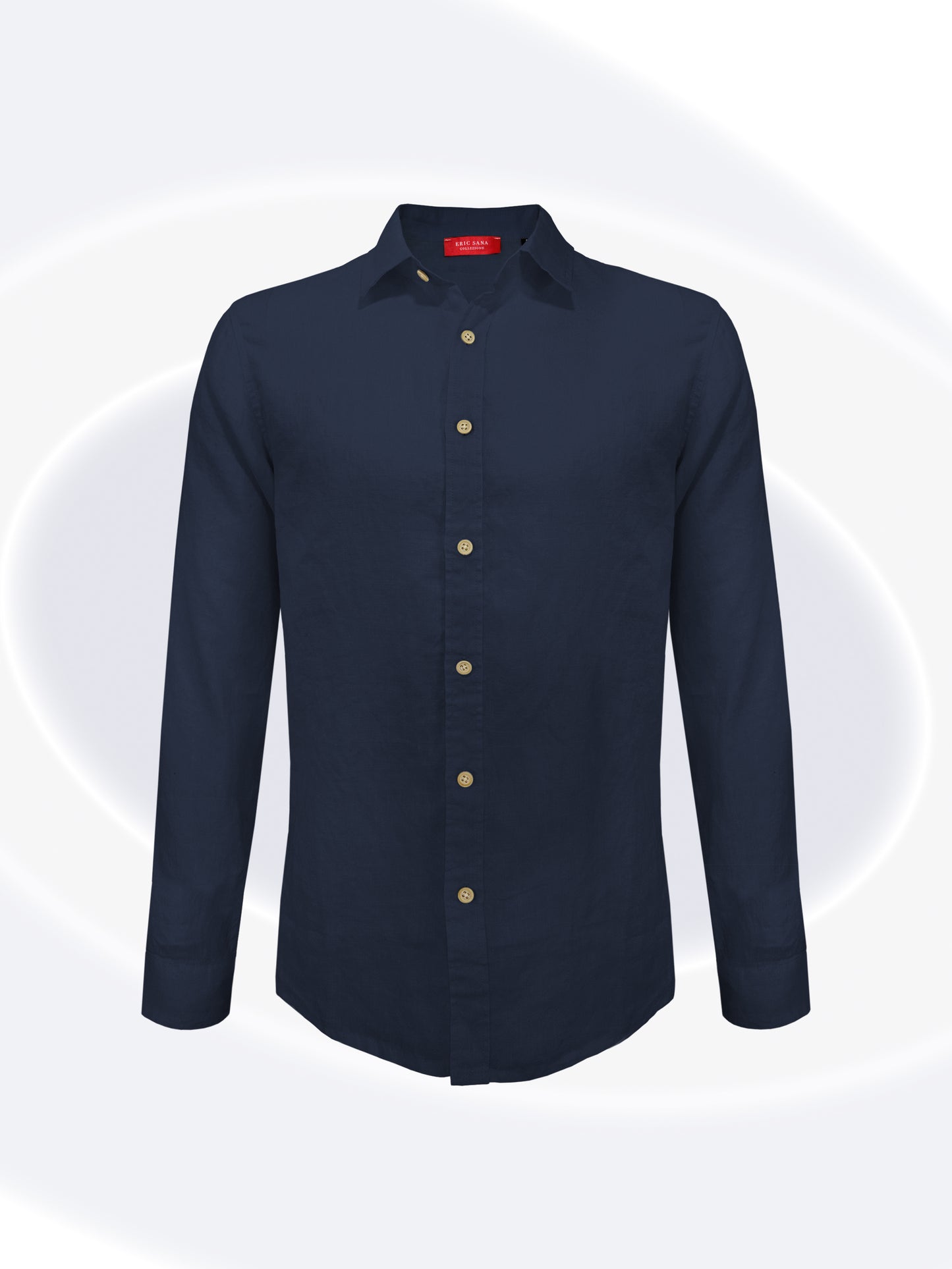 Amato Linen Shirt_Navy