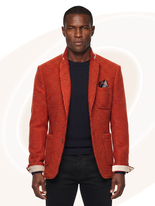 Boiled Blazer Rusty Orange