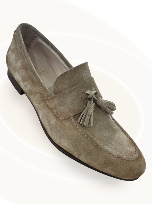 Camoscio Taupe Suede Shoes 2515